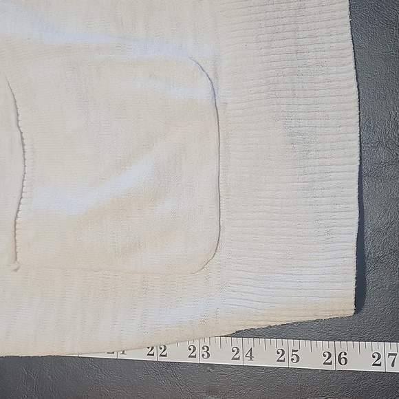 Madewell Women's Graduate white cardigan size L preppy academia casual office - Picture 7 of 8